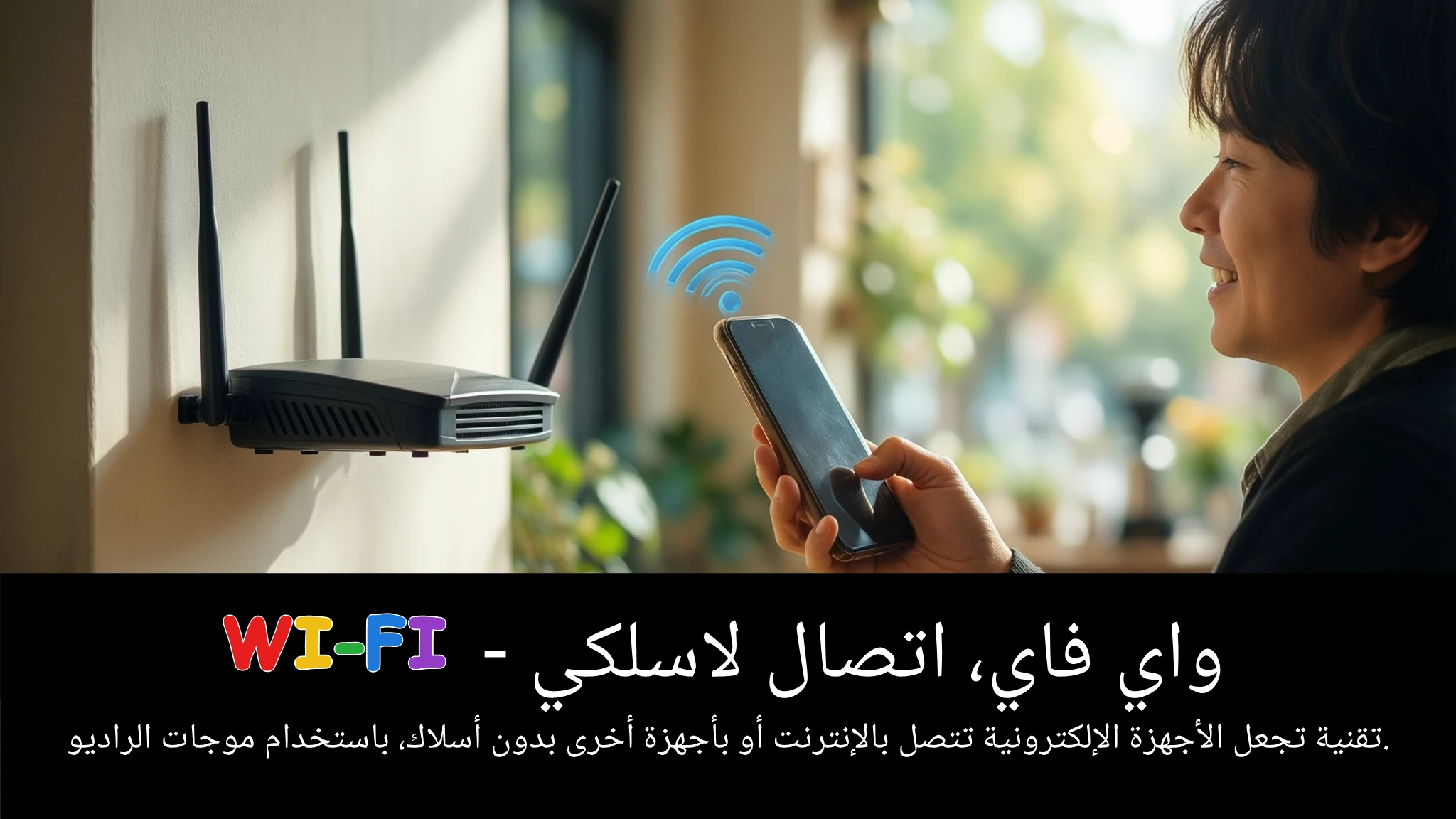 Arabic Illustration for Wi-Fi